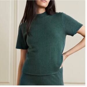 Suzie Kondi Cashmere Short Sleeve Sweater XS